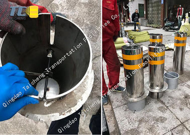 কেনা উচ্চ শক্তি অপসারণযোগ্য বল্লার্ড পোস্ট আউটডোর স্ট্রিট সুরক্ষা বল্লার্ড স্লিভার online manufacture