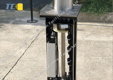 কেনা স্টিল হাইড্রোলিক বল্লার্ড সিস্টেম টেলিস্কোপিক সুরক্ষা পোস্ট রেড এলইডি লাইট সহ online manufacture