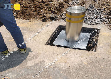 কেনা স্টেইনলেস স্টিল রাইজিং সুরক্ষা বল্লার্ডস 220 ভ্যাক সর্বাধিক নিয়ন্ত্রণের জন্য রাস্তা সুরক্ষা online manufacture