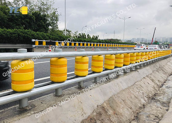 কেনা Hot Dipped Galvanized Rolling Guardrail Barrier with Beam 1 2 3 4 5pcs and Roller Material EVA PU Polyurethane Providing Road Safety Solutions online manufacture