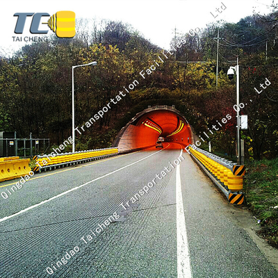 হাইওয়ে ঘূর্ণায়মান সংঘর্ষবিরোধী বাধা বিপজ্জনক সড়ক বিভাগের জন্য উপযুক্ত, কমলা এবং হলুদ রঙে উপলব্ধ।