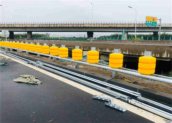 রোলার ব্যারিয়ার ট্রাফিক সেফ সিস্টেম ইভা ফোম হাইওয়ে সেফটি রোলিং ব্যারিয়ার