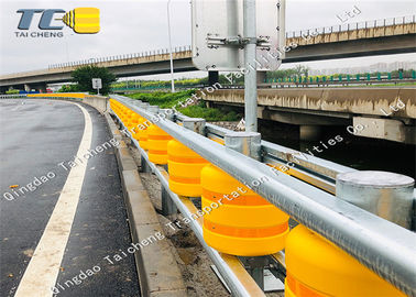 Good price পলিউরেথেন রোলার হাইওয়ে ক্র্যাশ ব্যারিয়ার কমলা / হলুদ পরিবেশবান্ধব অনলাইন
