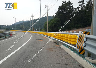 Good price সুরক্ষা হাইওয়ে রোড রোলার ব্যারিয়ার রোলিং গার্ড্রেইল হলুদ অ্যান্টি জারা অনলাইন