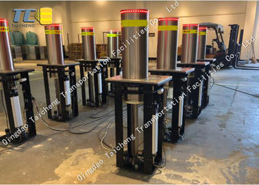 Good price স্লিভার হাইড্রোলিক রিট্যাকটেটেবল বল্লার্ডস গাড়ি পার্ক বল্লার্ডস পাউডার লেপা সারফেস অনলাইন