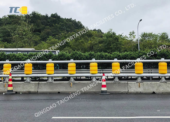 Good price ট্র্যাফিক প্লাস্টিক সর্পিল সিঁড়ি গার্ডরেল রোলার সুরক্ষা বাধা নমনীয় অনলাইন